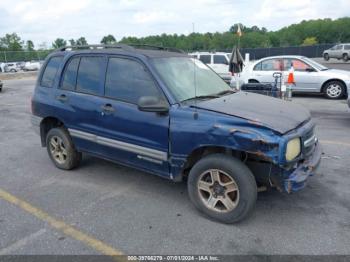  Salvage Chevrolet Tracker
