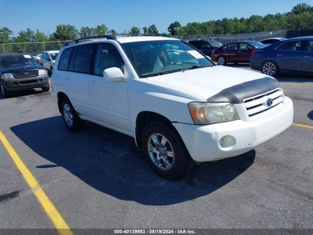  Salvage Toyota Highlander