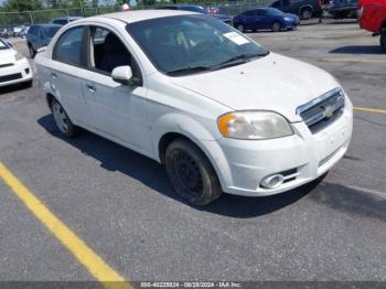  Salvage Chevrolet Aveo