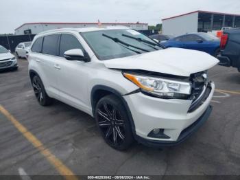  Salvage Toyota Highlander