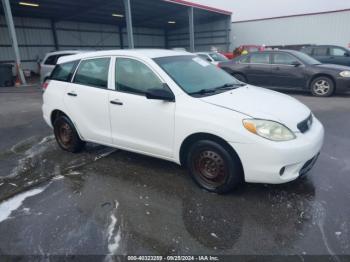  Salvage Toyota Matrix