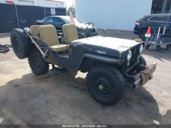  Salvage Willys Cj3a