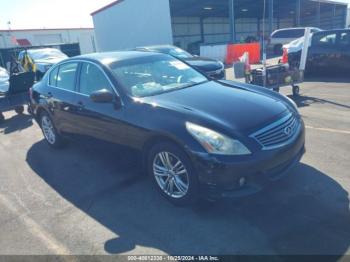  Salvage INFINITI G37x