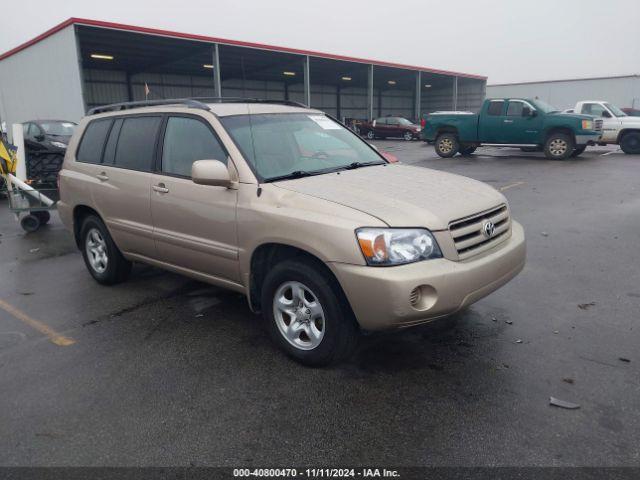  Salvage Toyota Highlander