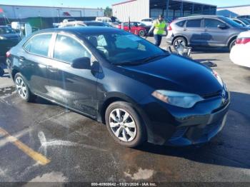  Salvage Toyota Corolla