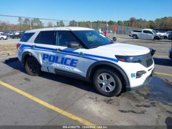  Salvage Ford Police Interceptor Utilit