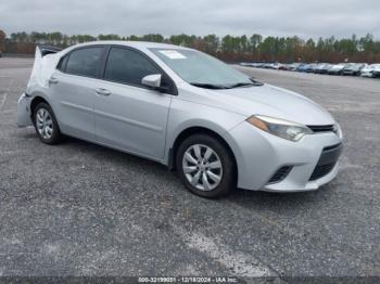  Salvage Toyota Corolla