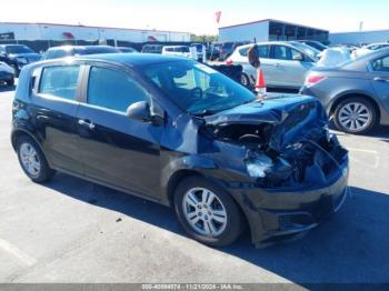  Salvage Chevrolet Sonic