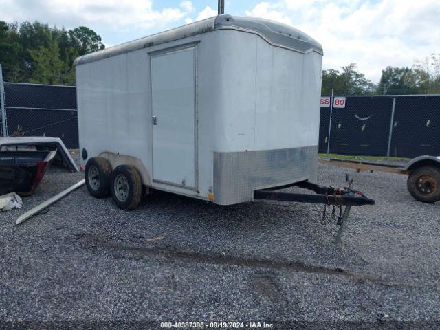  Salvage Wells Cargo Cargo Trailer