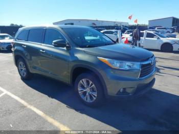  Salvage Toyota Highlander