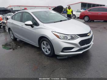  Salvage Chevrolet Cruze