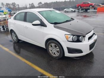  Salvage Chevrolet Sonic