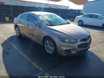  Salvage Chevrolet Malibu