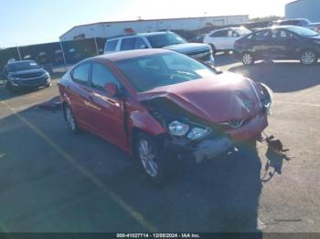  Salvage Hyundai ELANTRA