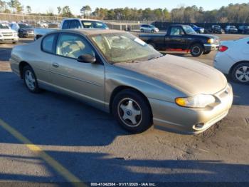  Salvage Chevrolet Monte Carlo