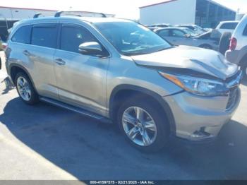  Salvage Toyota Highlander