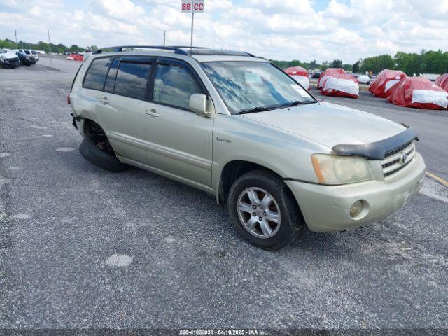 Salvage Toyota Highlander