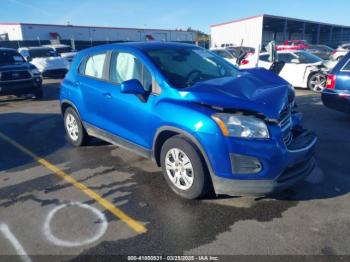  Salvage Chevrolet Trax