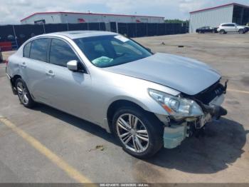  Salvage INFINITI G37x