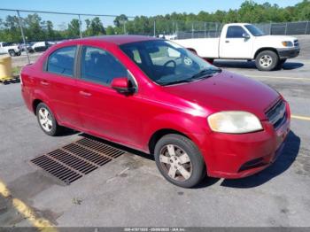  Salvage Chevrolet Aveo