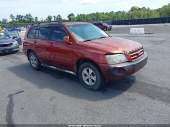  Salvage Toyota Highlander