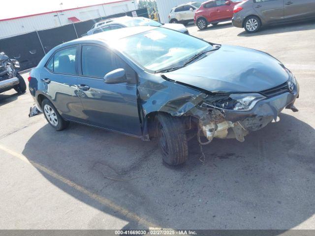 Salvage Toyota Corolla