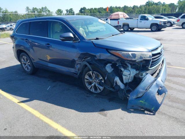  Salvage Toyota Highlander