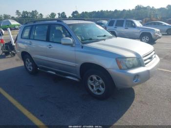  Salvage Toyota Highlander
