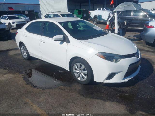  Salvage Toyota Corolla