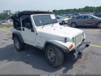 Salvage Jeep Wrangler