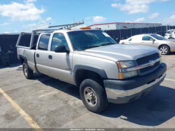  Salvage Chevrolet Silverado 2500