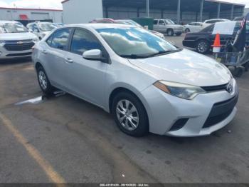  Salvage Toyota Corolla