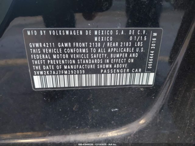 Volkswagen Jetta 2.0l S Image 11