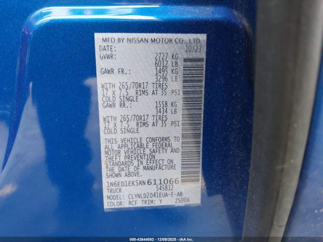 Nissan Frontier Pro-4x 4x4 Image 15