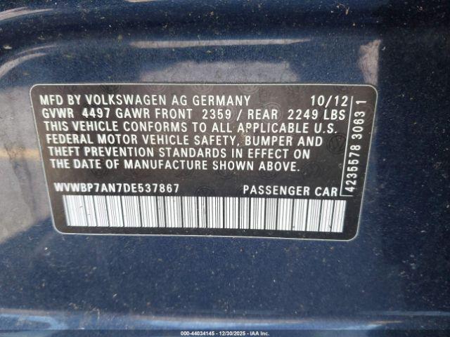 Volkswagen CC 2.0t Sport Plus Image 9