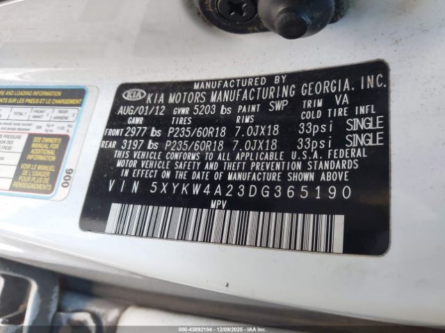 Kia Sorento Sx Image 2