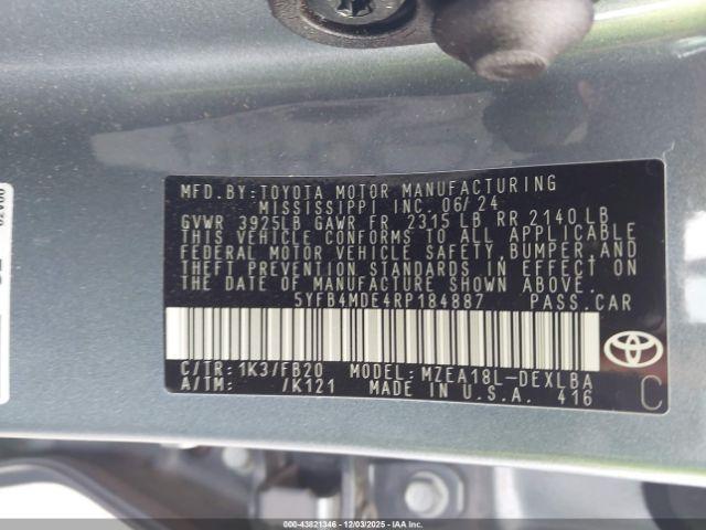 Toyota Corolla Le Image 6