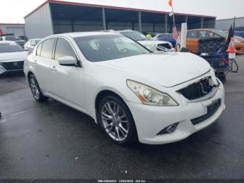  Salvage INFINITI G37x