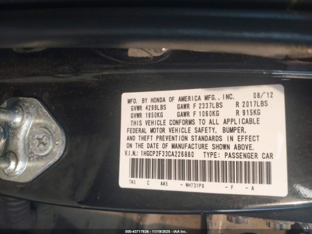 Honda Accord 2.4 Lx Image 13