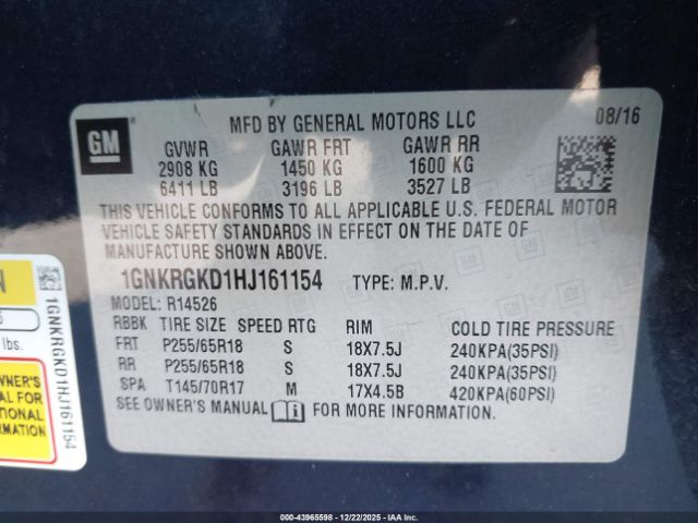 Chevrolet Traverse 1lt Image 5