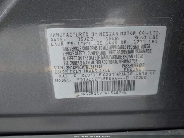 Nissan Kicks Sv Xtronic Cvt Image 10