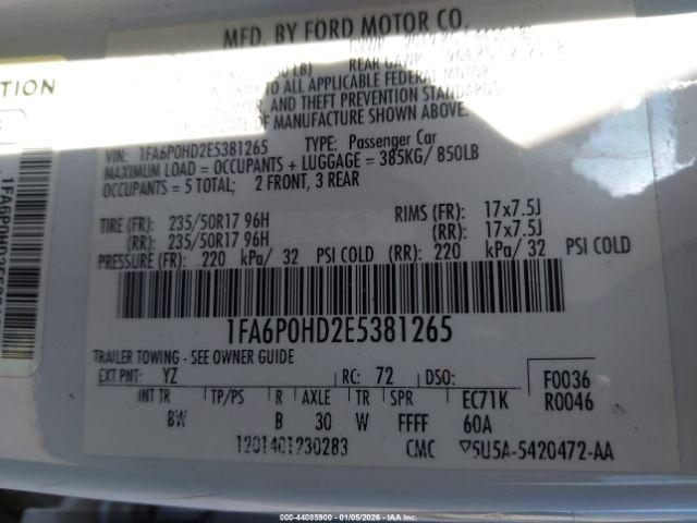 Ford Fusion Se Image 12