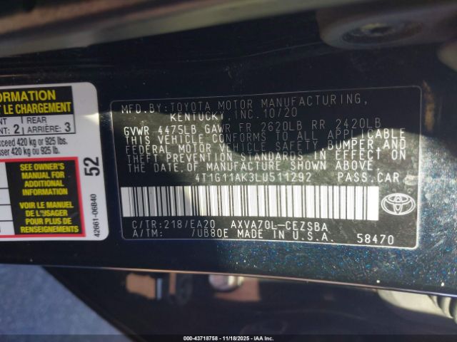 Toyota Camry Se Image 8