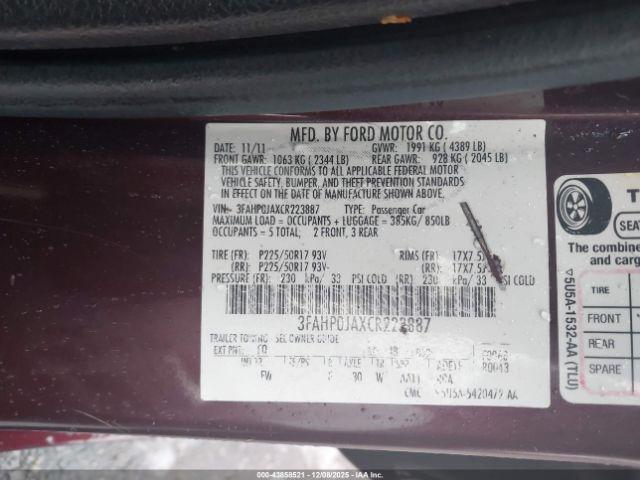 Ford Fusion Sel Image 11