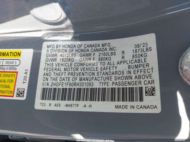 Honda Civic Touring Image 5